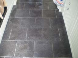 Floor tile repair - after